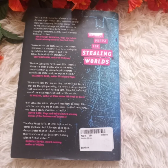 Stealing Worlds Book by Karl Schroeder - Picture 4 of 4